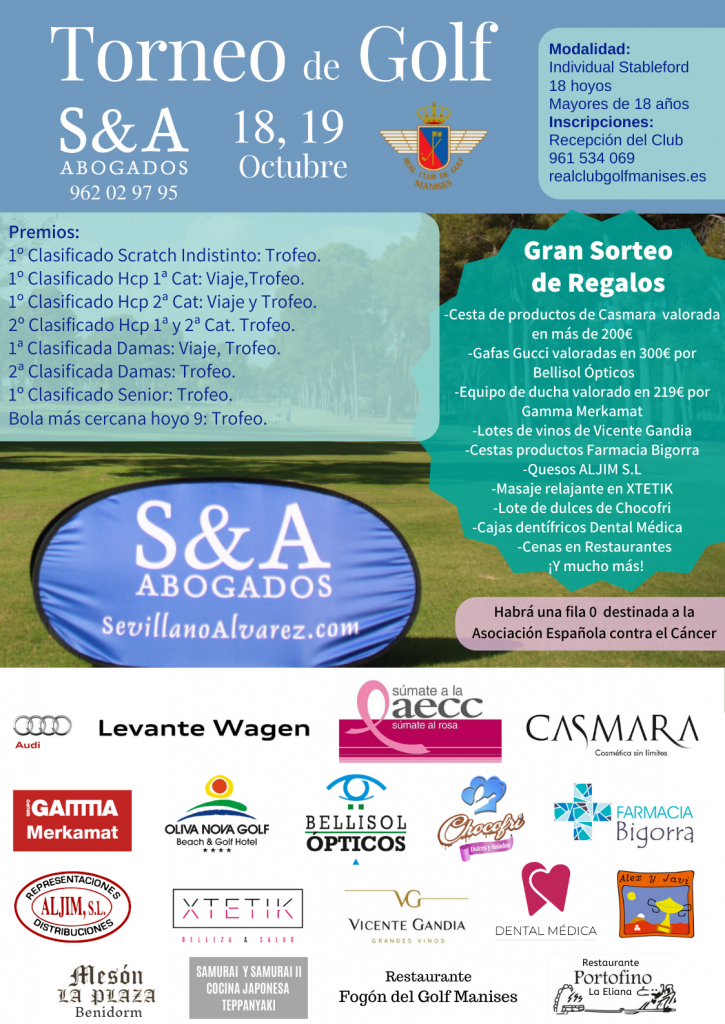 torneo de golf s&A abogados